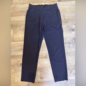 Vuori Women’s Miles Ankle Pants Straight Leg Cropped Pockets Dark Brown size S